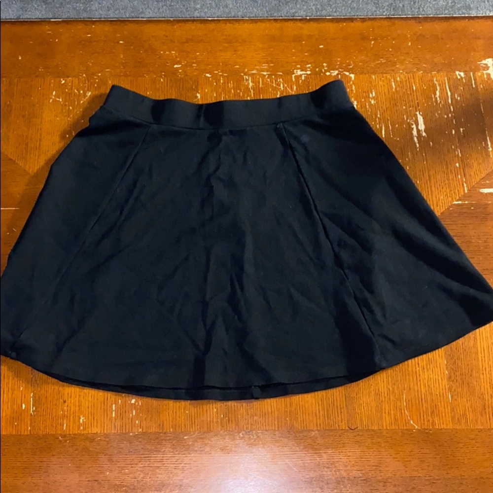 H&M Black Skater Skirt